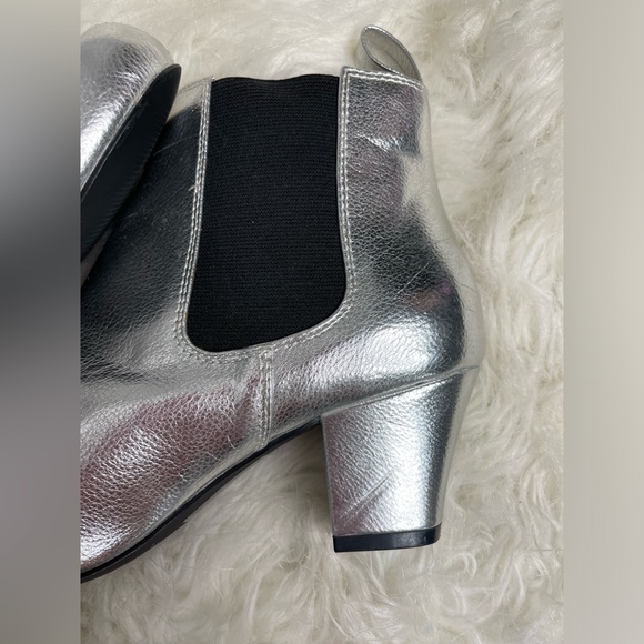 B.A.I.T silver metallic booties size 6.5 - Picture 5 of 15